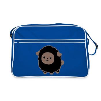 Mouton noir - Sac Retro - bleu/blanc - Devant