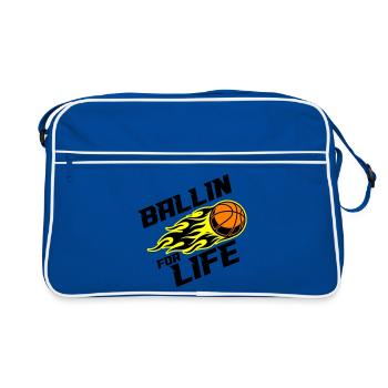 Basketball Ballin : Diction - Sac Retro - bleu/blanc - Devant