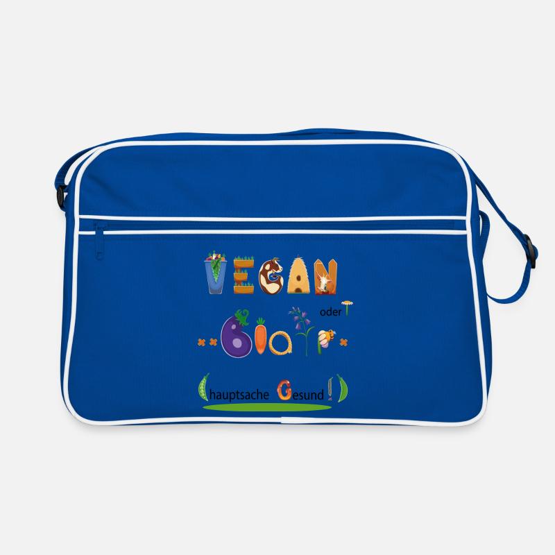 Vegan oder Bio Retro Tasche