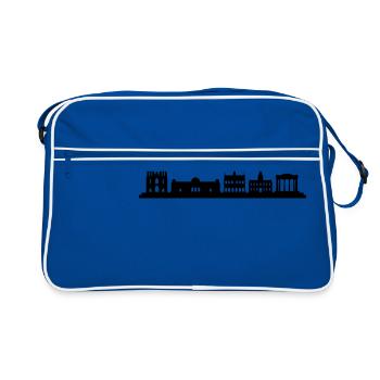 horizon brussels - Sac Retro - bleu/blanc - Devant