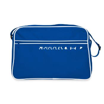 Les ambulanciers paramédicaux Shirt · Evolution · Service de sauvetage - Sac Retro - bleu/blanc - Devant