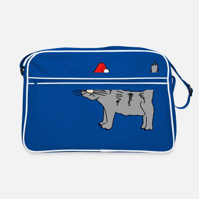 Noël | Joyeux Noël | Cat chat miaou Sac Retro