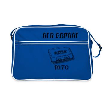 3 - Retro Bag - blue/white - Front