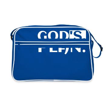 Plan de Dieu - Plan de Dieu | Chemise amusante - Sac Retro - bleu/blanc - Devant