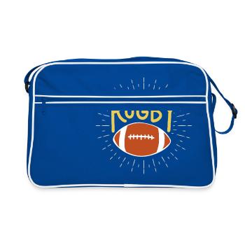 rugby - Retro Bag - blue/white - Front