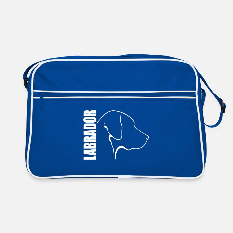 LABRADOR Profil Labbi Hund Hunde Wilsigns Retro Tasche