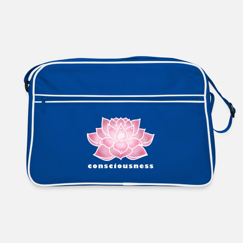 Lotus, Bewusstsein Retro Tasche