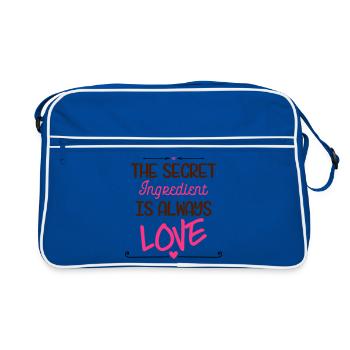 Secret Ingredient Love - Sac Retro - bleu/blanc - Devant