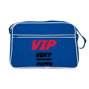 VIP Very Important Pappa - Sac Retro - bleu/blanc - Devant