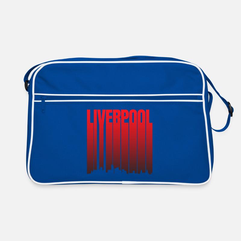 Liverpool Skyline Gradient Retro Bag