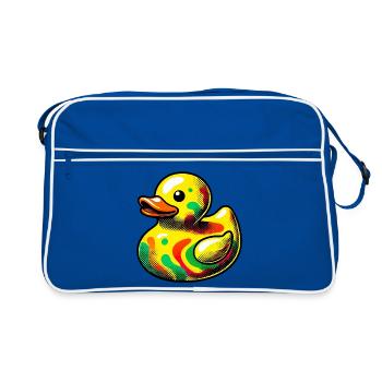 Caneton Canard Canard Canard - Sac Retro - bleu/blanc - Devant