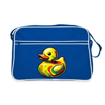 Caneton Canard Canard Canard - Sac Retro - bleu/blanc - Devant