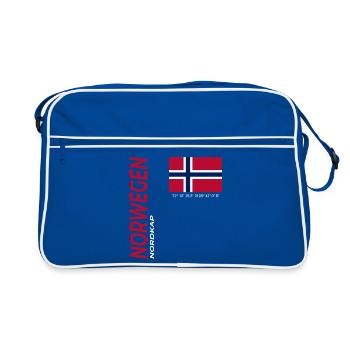 North cape - Retro Bag - blue/white - Front