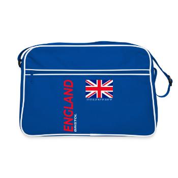 Bristol - Retro Bag - blue/white - Front