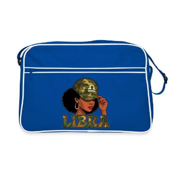 Balance Queen – Camo Afro Girl Harmony Vibes - Sac Retro - bleu/blanc - Devant