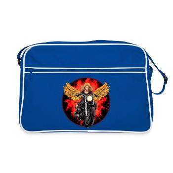 Angel Motocycliste / Moto Angel - Sac Retro - bleu/blanc - Devant