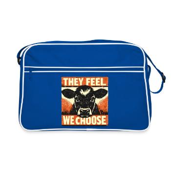 Animal welfare - Retro Bag - blue/white - Front