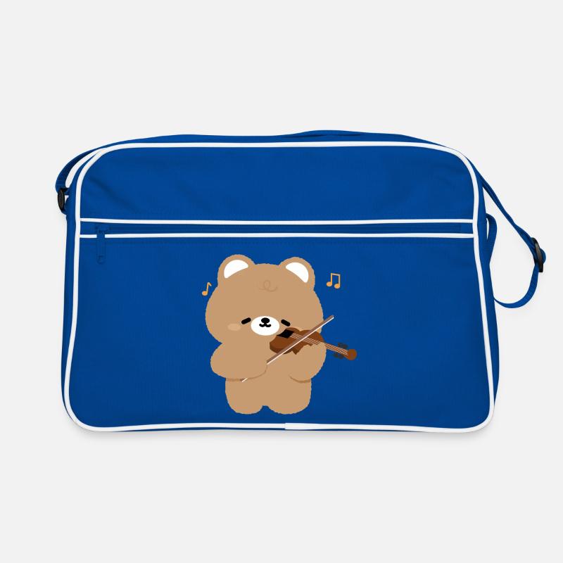 Charme du violoniste ours Sac Retro