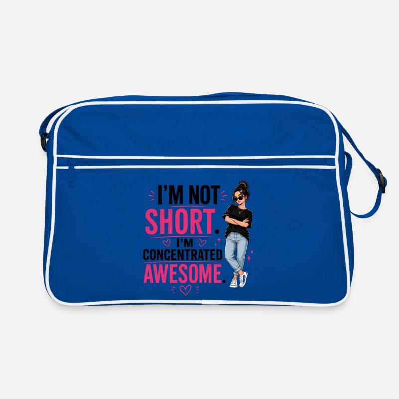 I'm Not Short I'm Concentrated Awesome Retro Tasche