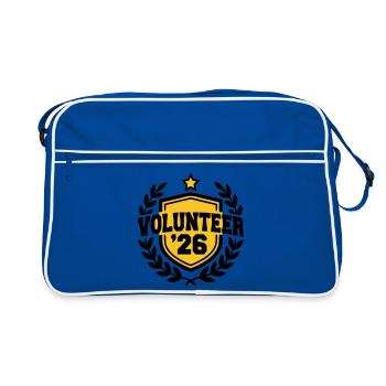 Logo des armoiries Volunteer 26 - Sac Retro - bleu/blanc - Devant
