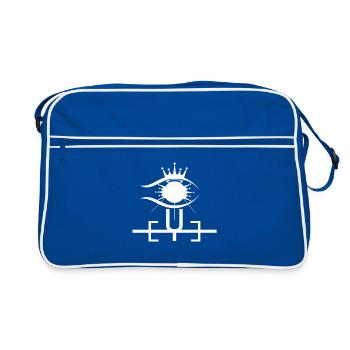 La vue - Sac Retro - bleu/blanc - Devant