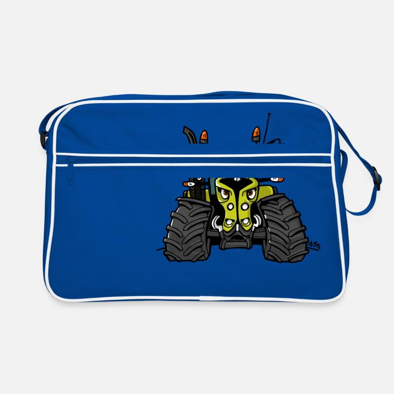 0300 tracteur vert clair Sac Retro