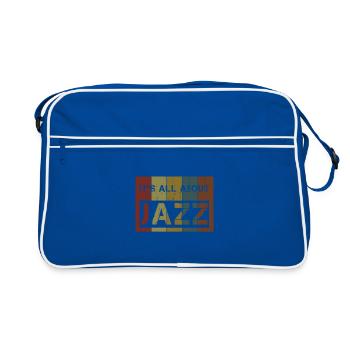 Tout tourne autour du jazz - Sac Retro - bleu/blanc - Devant