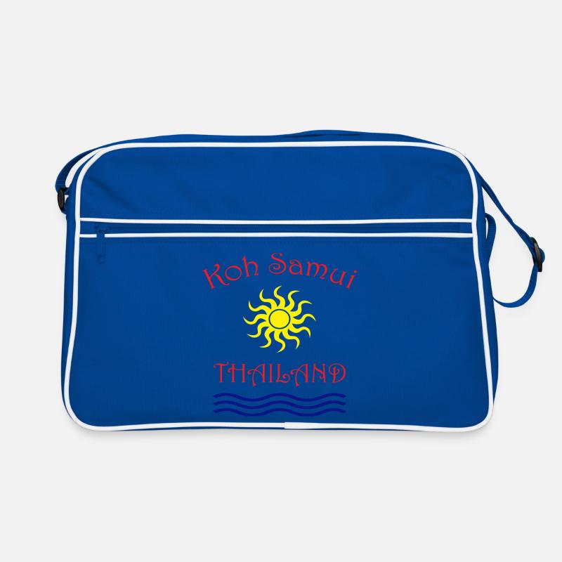 Koh Samui Sun and Wave Design Retro Bag
