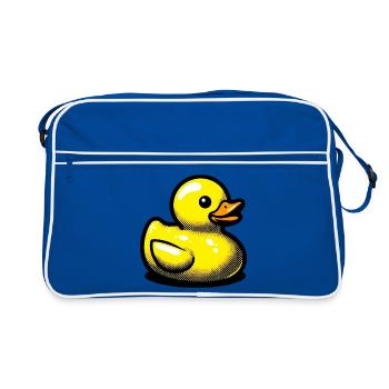 Duckling Duck Duck Duck - Retro Bag - blue/white - Front