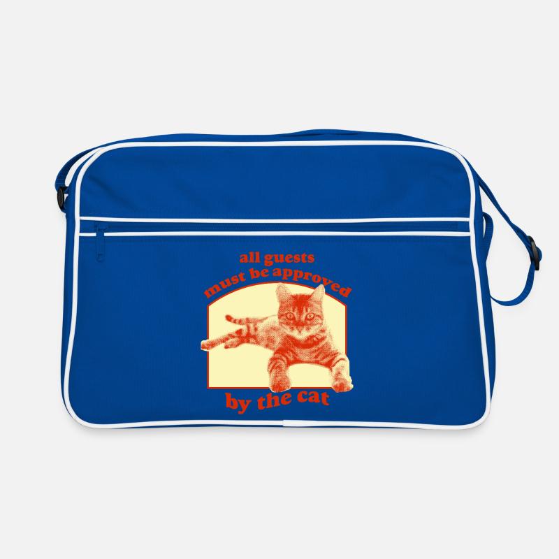 Approuvé par le chat – Motif de chat amusant Sac Retro