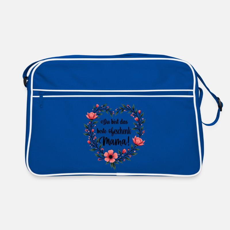 Du bist das beste Geschenk Mama ! Retro Tasche
