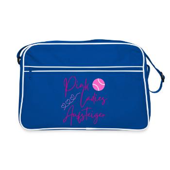 Pink Ladies Asterisk Design - Retro Bag - blue/white - Front