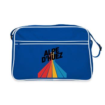 Alpe d’Huez Vintage Cyclisme - Sac Retro - bleu/blanc - Devant