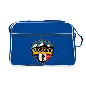 Vosges, Massif des Vosges Mountain  - Sac Retro - bleu/blanc - Devant