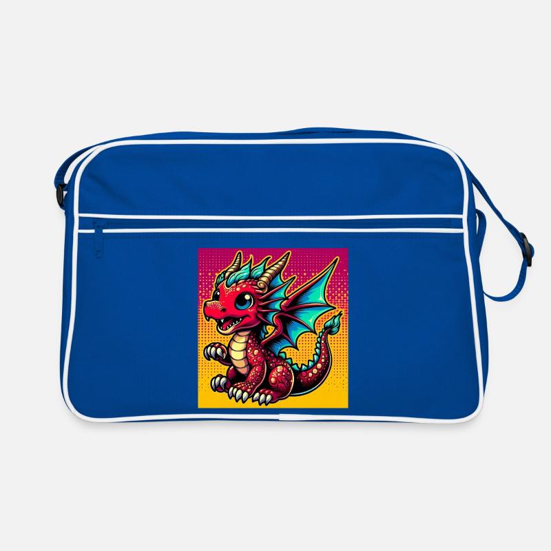 Drache Retro Tasche