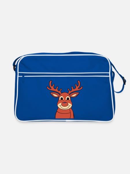 Renne - Sac Retro - bleu/blanc - Devant