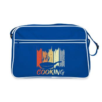 Cuisine vintage - Sac Retro - bleu/blanc - Devant