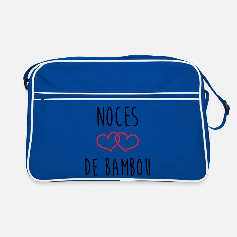 Bambushochzeit 79 Jahre Ehe Retro Tasche
