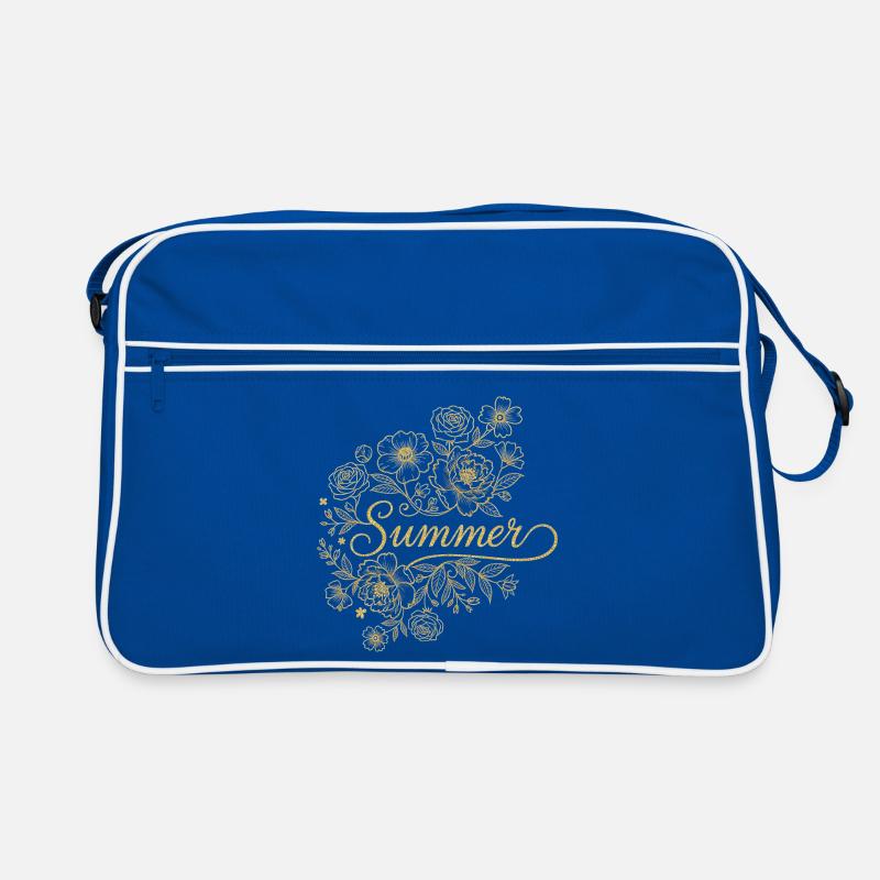 Été des Fleurs Dorées Sac Retro