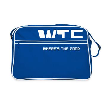 WTF - Sac Retro - bleu/blanc - Devant