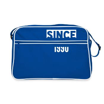 Since 1990 - Retro Bag - blue/white - Front