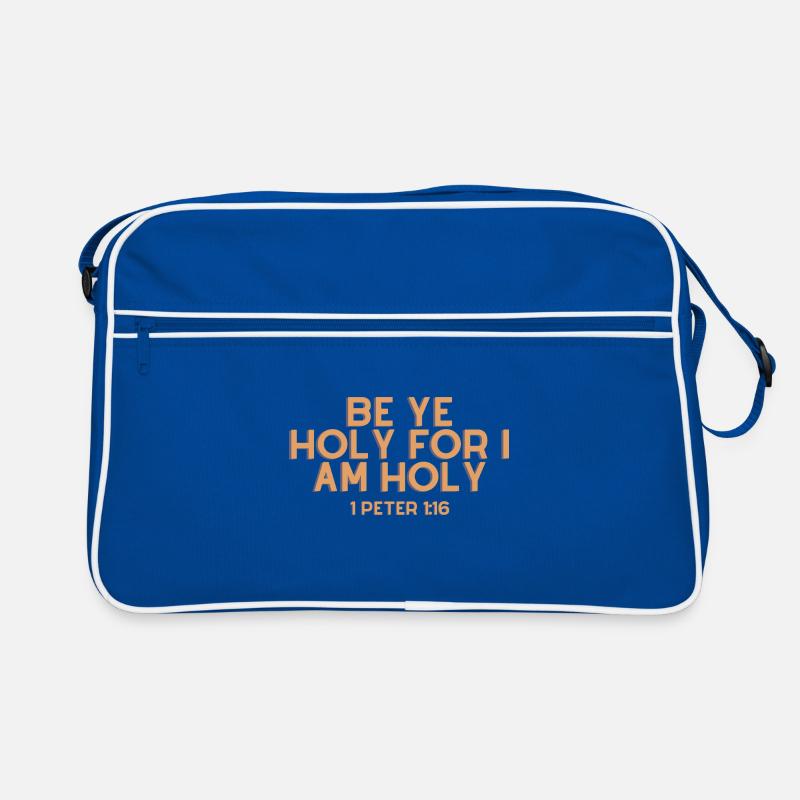 Soyez saints 1 Pierre 1:16 - Citation chrétienne Sac Retro