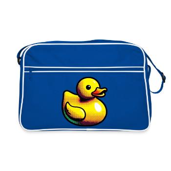 Duckling Duck Duck Duck - Retro Bag - blue/white - Front
