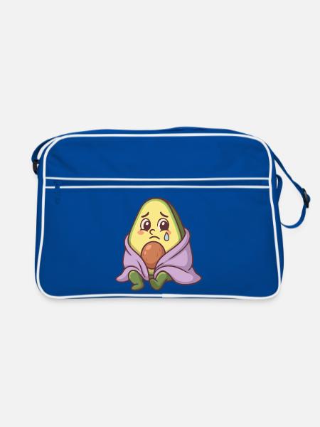 Sad Lawyer - Retro Bag - blue/white - Front