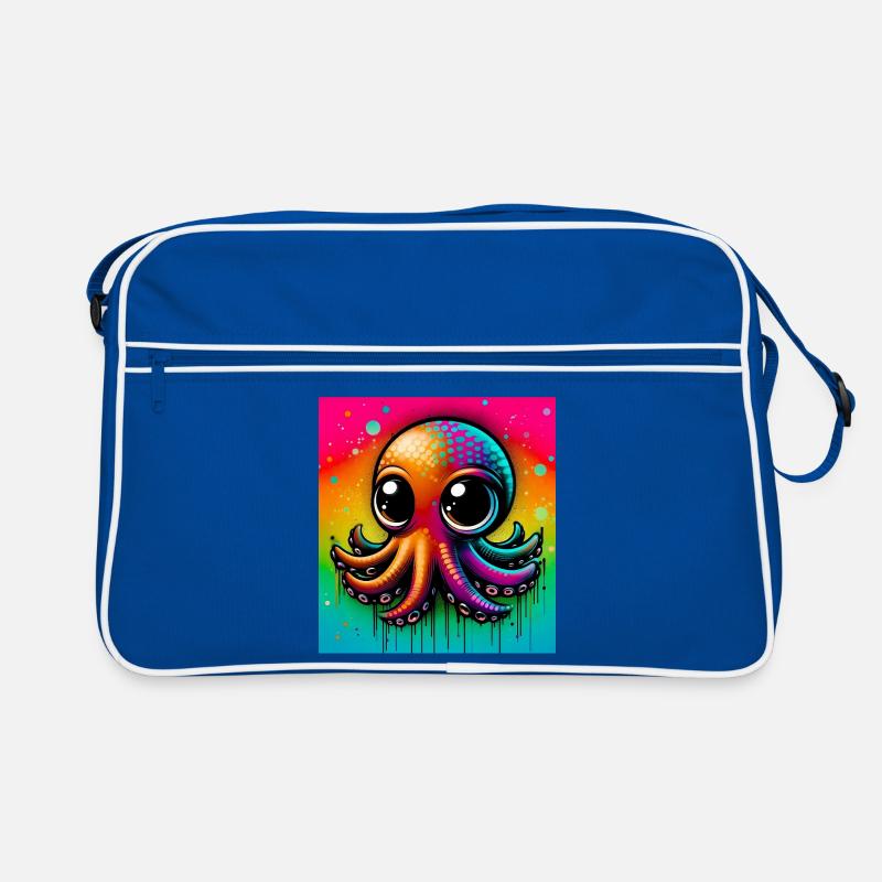 Krake Retro Tasche