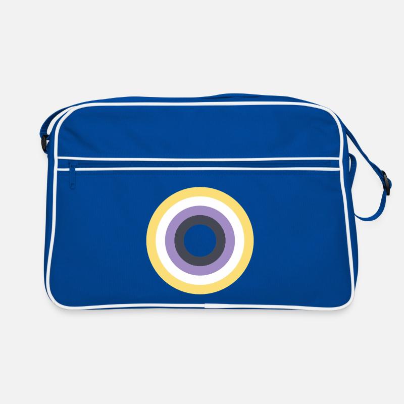 Concentric Ring Palette LGBTQ Non Binary Retro Bag