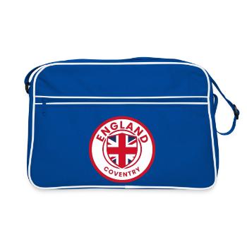 England Coventry Crest Emblem - Retro Bag - blue/white - Front