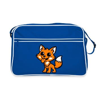 Bande dessinée Fox - Sac Retro - bleu/blanc - Devant