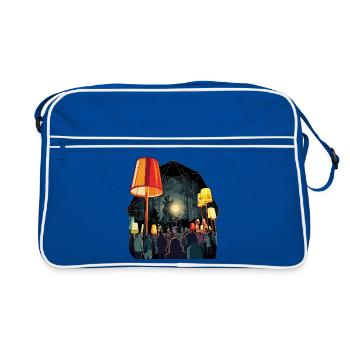 Festival Feeling Party Été - Sac Retro - bleu/blanc - Devant
