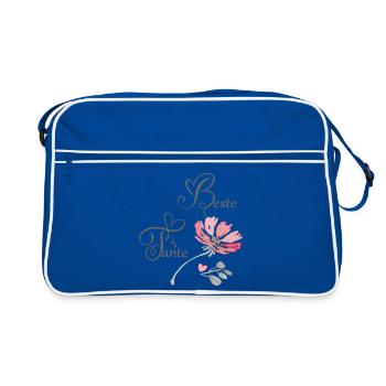 Meilleure tante - Sac Retro - bleu/blanc - Devant